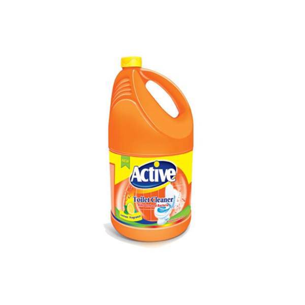 جرم گیر نارنجی اکتیو حجم 4 لیتری، Active Toilet Cleaner Orange 4L