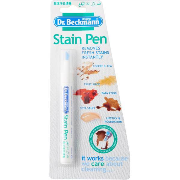 قلم لکه بر لباس دکتر بکمن مدل Stain Pen حجم 9 میلی لیتر، Dr.Beckmann Stain Pen 9ml