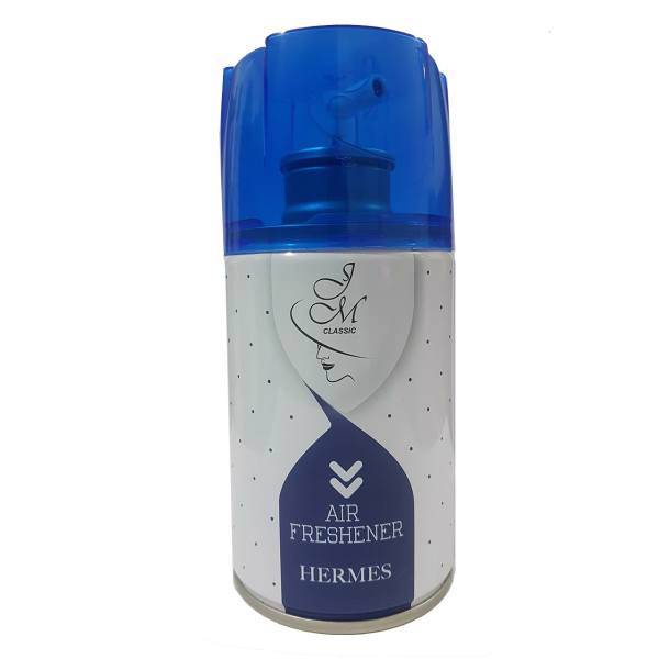 یدک اسپری خوشبوکننده جی ام مدل Hermes حجم 300 میلی لیتر، JM Hermes 300ml Automatic Air Freshener Refill Spray