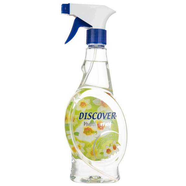 اسپری خوشبو کننده هوا دیسکاور مدل Spring حجم 500 میلی لیتر، Discover Spring Air Freshener Spray 500ml