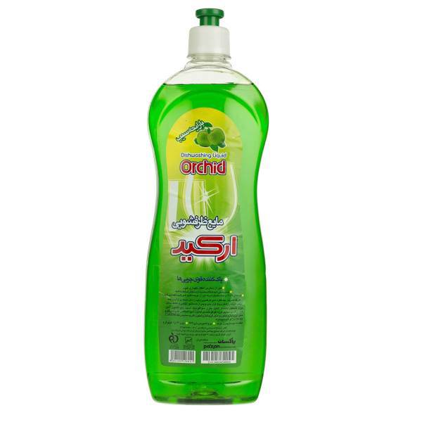 مایع ظرفشویی ارکید سبز مقدار 1 کیلوگرمی، Orchid Green Dishwashing Liquid 1kg