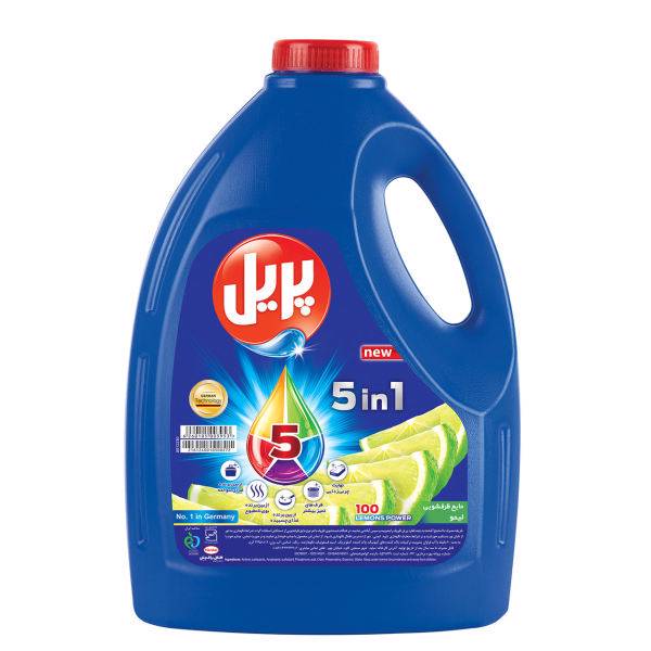 مایع ظرفشویی پریل با رایحه لیمو وزن 3750 گرم، Pril Lemon Dishwashing Liquid 3750g