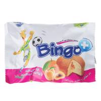 کیک پرتقال با مغزی زردآلو حاوی ویتامین دی و کلسیم بینگو مقدار 45 گرم Bingo Pricot Orange Cake With Vitamin D And Calcium 45gr