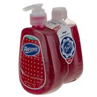 پک مایع دستشویی قرمز رافونه حجم 300 میلی لیتر بسته 2 عددی Rafooneh Red Handwashing Liquid 300ml Pack Of 2