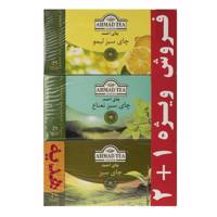 چای سبز کیسه‌ای احمد مدل Green پک 75 عددی Ahmad Green Tea Bag Pack Of 75