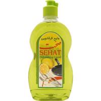 مایع ظرفشویی صحت مدل Lemon مقدار 500 گرم Sehat Lemon Dishwashing Liquid 500g