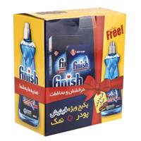 پک شوینده ماشین ظرفشویی فینیش بسته 3 عددی Finish Dishes Detergents Dishwasher Powder Pack Of 3