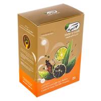 دمنوش گیاهی مخلوط زیره، چای سبز و سنا مهر گیاه مقدار 75 گرم Mehre Giah Cumin And Green Tea Mix Mixed Herbal Tea 75gr