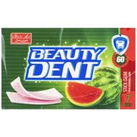 آدامس بدون شکر با طعم هندوانه بیوتی دنت Beauty Dent Watermelon Flavor Sugar Free Chewing Gum