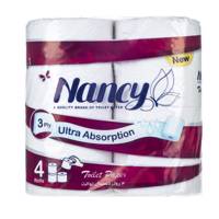 دستمال توالت نانسی بسته 4 عددی Nancy Toilet Paper Pack of 4