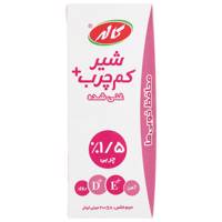 شیر کم چرب غنی شده حجم 0.2 لیتر Kalleh Low Fat Fortified Milk 0.2lit