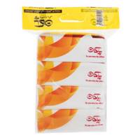 دستمال کاغذی 150 برگ قرمز پاکان بسته 4 عددی Pakan Red 150 Paper Tissues Pack Of 4