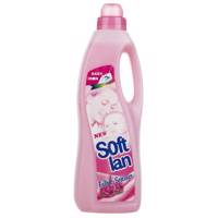 نرم کننده حوله و لباس صورتی سافتلن مقدار 2000 گرم Softlan Fabric Sofener 2000g