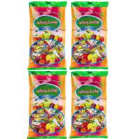 لواشک پذیرایی چند میوه خشکپاک بسته چهار عددی Khoshkpak Few Fruit Catering Fruit Roll Pack of 4