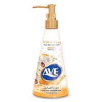 مایع دستشویی کرمی اوه مدل Milk And Honey مقدار 400 گرم Ave Milk And Flower Hand Washing Liquid 400g