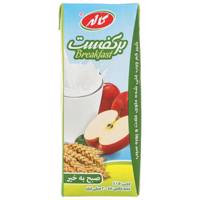 شیر کم چرب غنی شده برکفست کاله حجم 0.2 لیتر Kalleh Breakfast Low Fat Fortified Milk 0.2lit