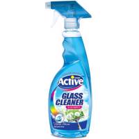 شیشه پاک‌کن ضد بو آبی اکتیو حجم 500 میلی‌ لیتر Active Blue Anti Odor Glass Cleaner 500ml