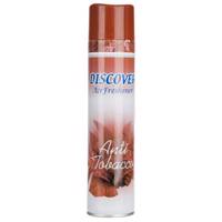 اسپری خوشبو کننده هوا دیسکاور مدل Anti Tobacco حجم 300 میلی لیتر Discover Anti Tobacco Air Freshener Spray 300ml