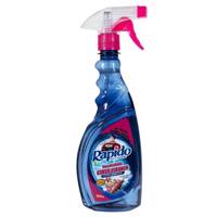 شیشه پاک کن آبی راپیدو حجم 500 میلی لیتر Rapido Blue Glass Cleaner 500ml