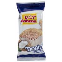 کیک دونینی دوقلو نارگیلی آشنا مقدار 60 گرم Ashena Coconut Twin Donini Cake 60gr