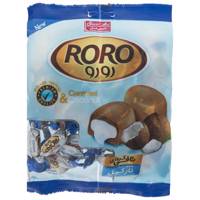 تافی کره ای با مغزی نارگیل رورو مقدار 180 گرم Roro Caramel And Coconut Toffe 180gr